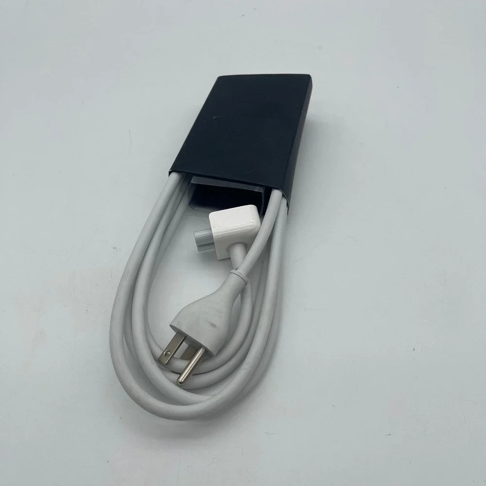 Apple Mac AC Power Adapter Extension Cable Cord White 3-Prong Grounded Wall Plug